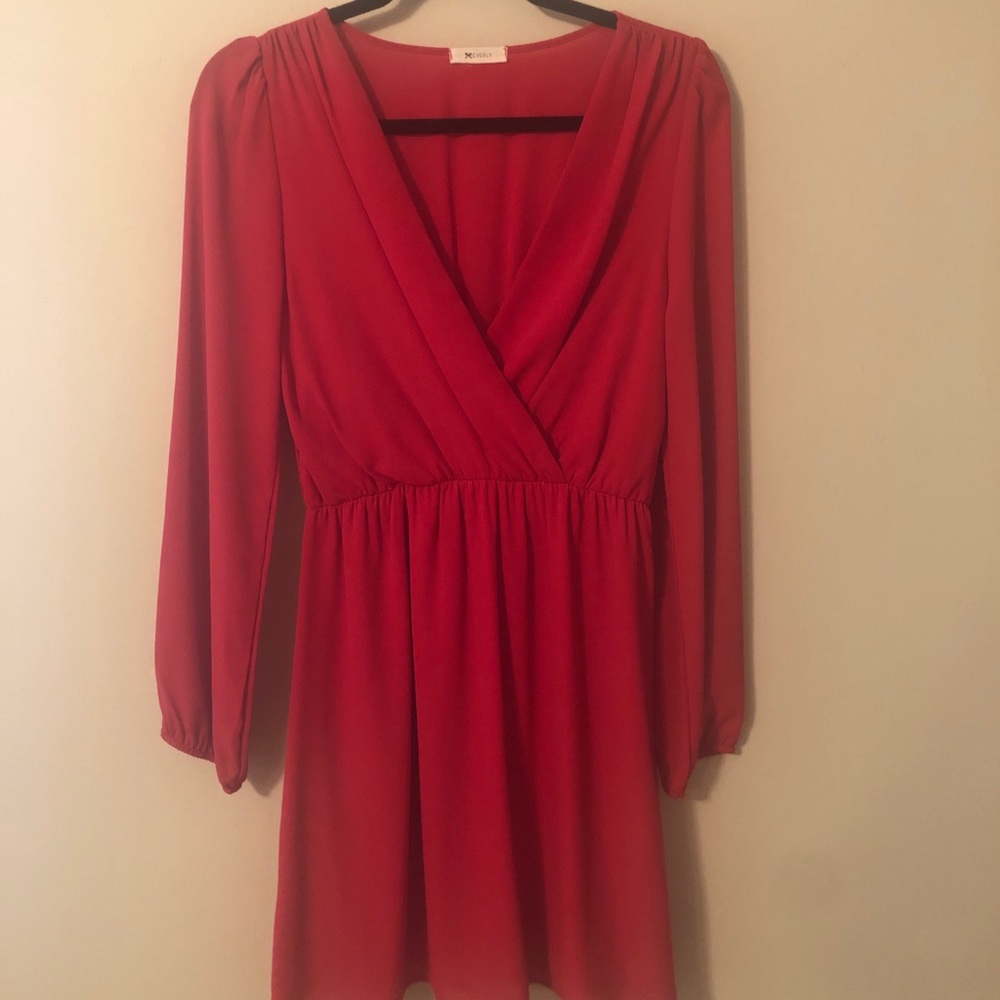 Red dress (true red). Never worn! Beautiful fit!